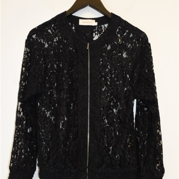 Zimmermann Black Lace Bomber Jacket NWOT - Picture 11 of 12